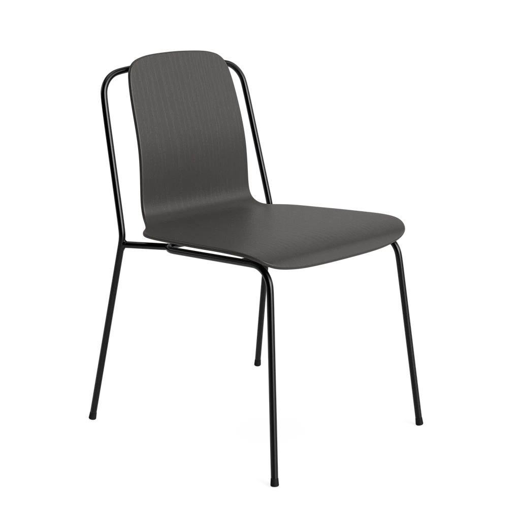 Black steel chair sale